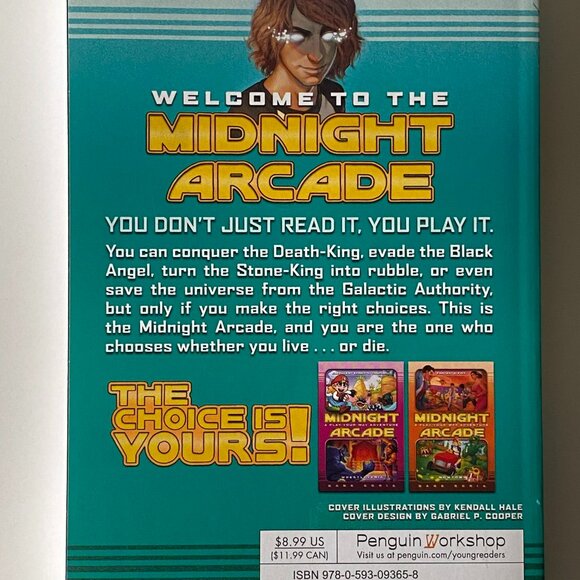 Crypt Quest / Space Battles Midnight Arcade Paperback Book - Picture 4 of 4